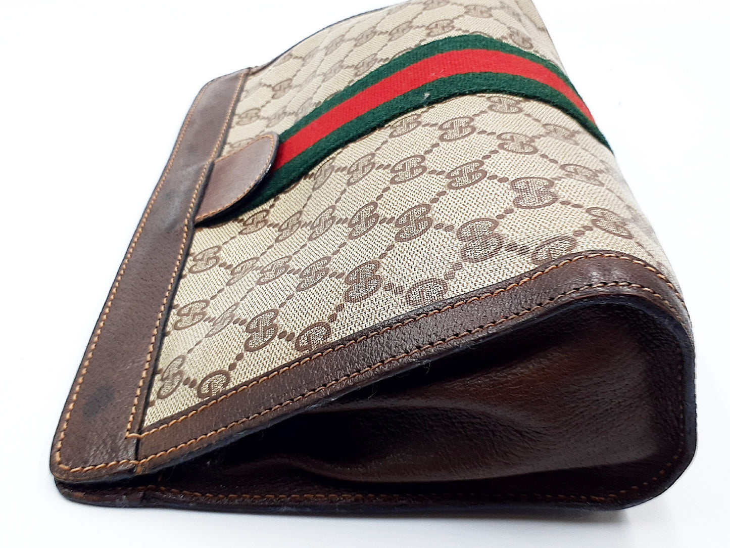 GUCCI 4-piece set: GG Supreme Sherry Line leather tote bag, clutch bag, and tote bag