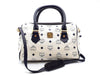 MCM 2-way strap logo leather handbag