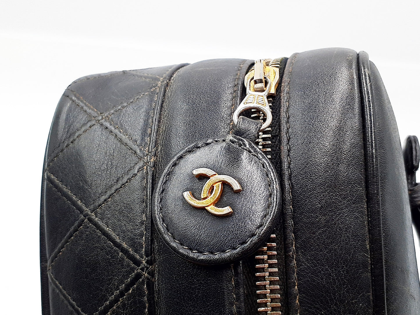 CHANEL Lambskin Picolore Wild Stitch Vanity Bag