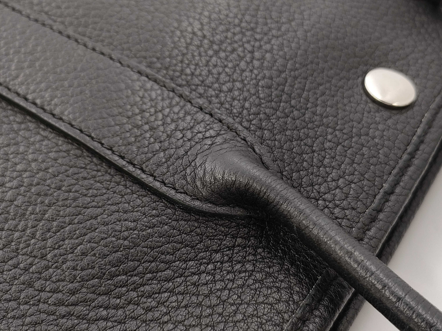 HERMES Garden Party TPM Negonda Black SS Tote Bag with R Stamp