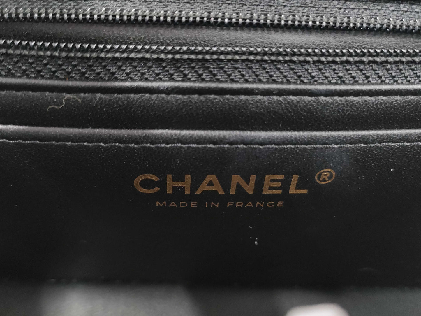 CHANEL Mini Lamb Black GP Shoulder Bag