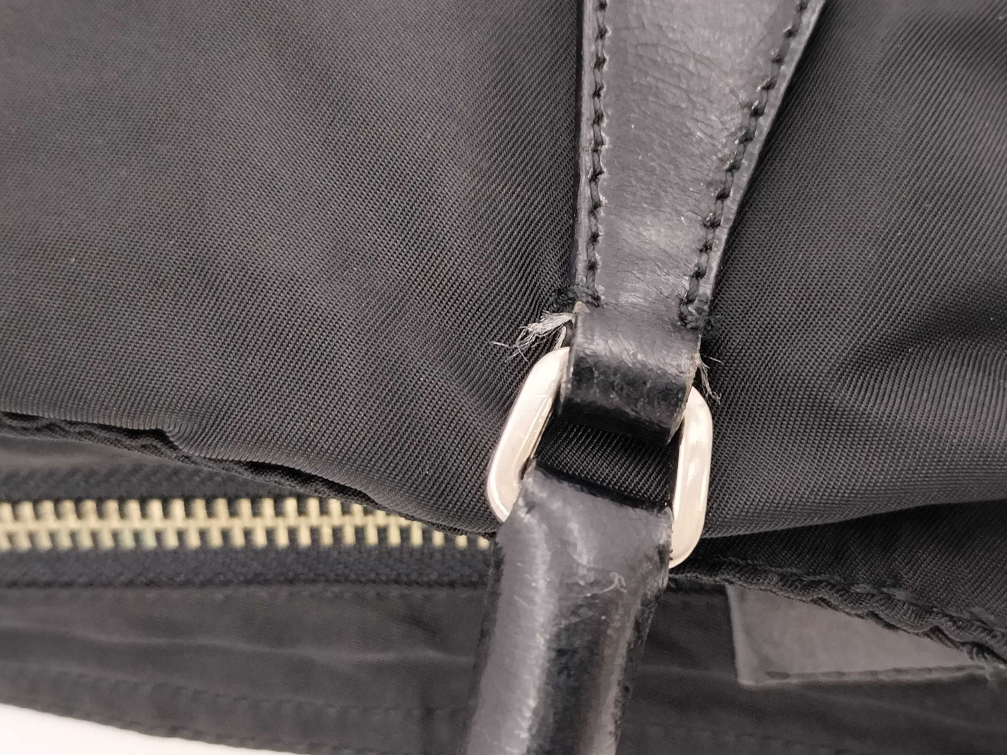 PRADA PRADA Prada Tote Bag Nylon Leather Handbag Bag