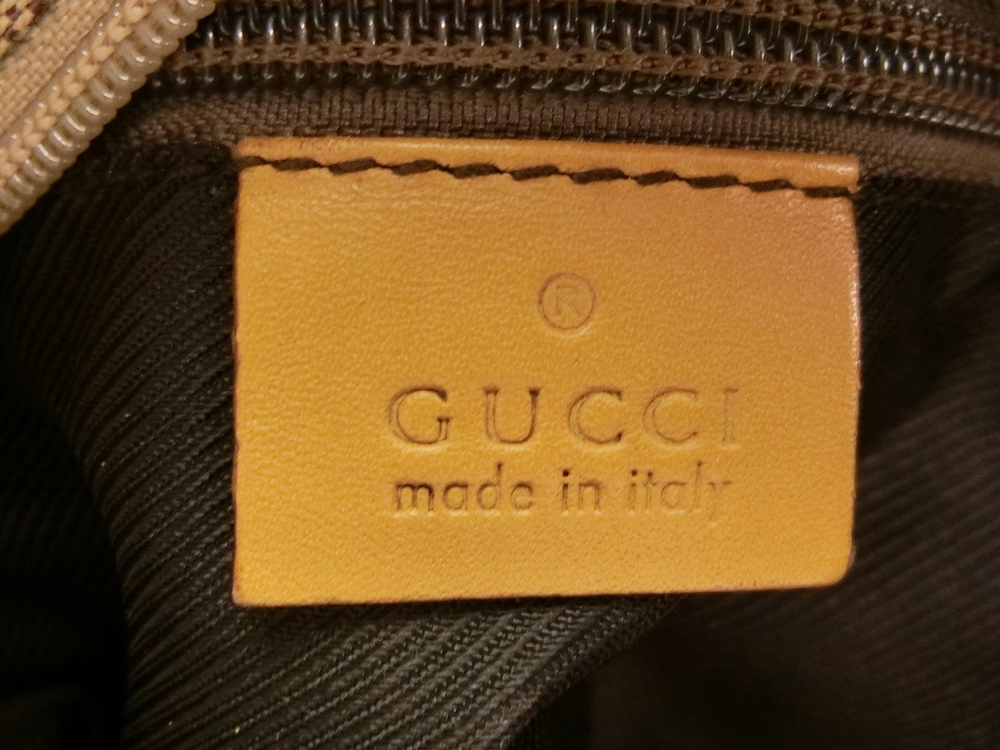 GUCCI GG Canvas Sherry Shoulder Bag