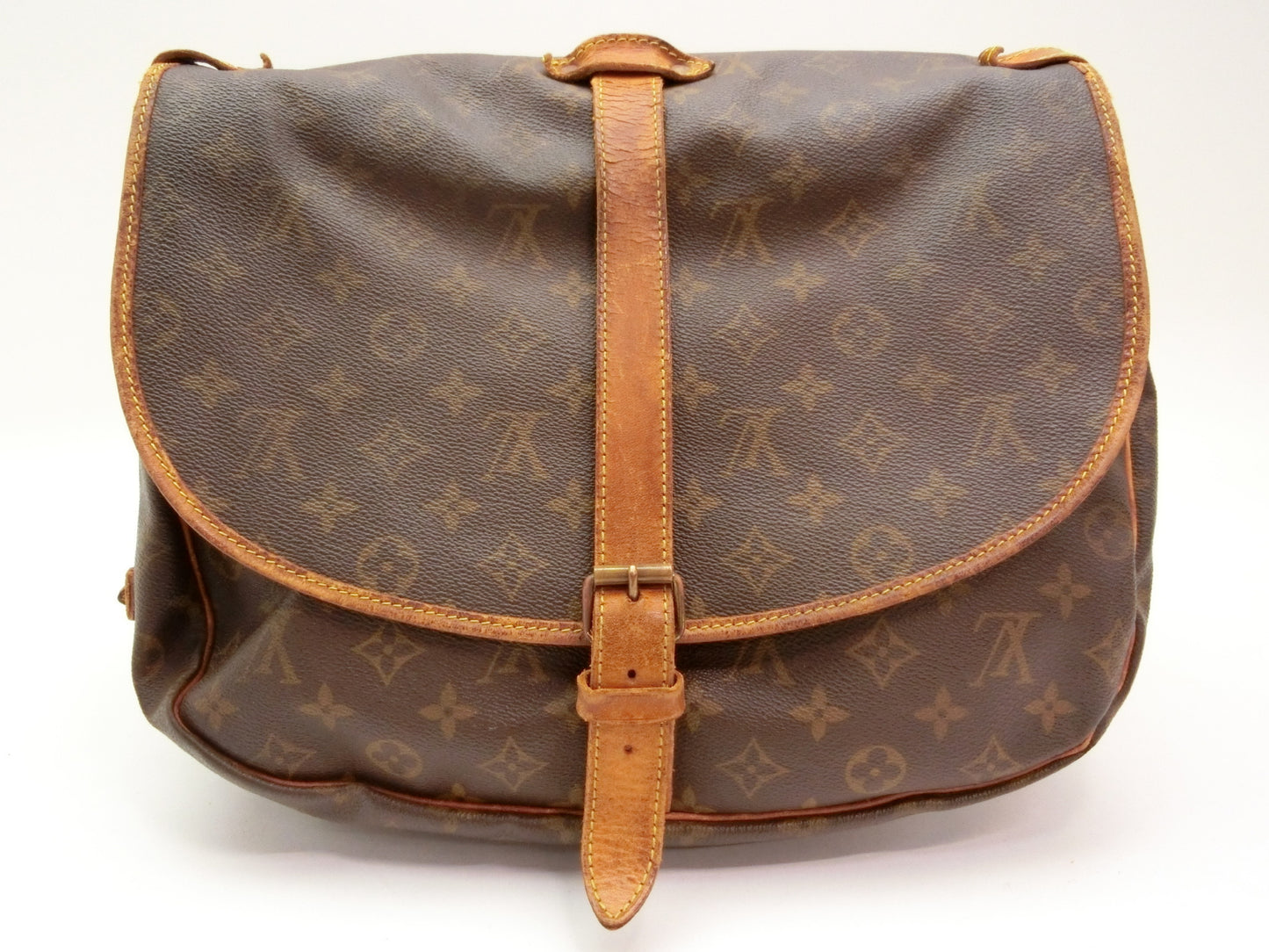 LOUIS VUITTON Monogram Saumur 35 Shoulder Bag
