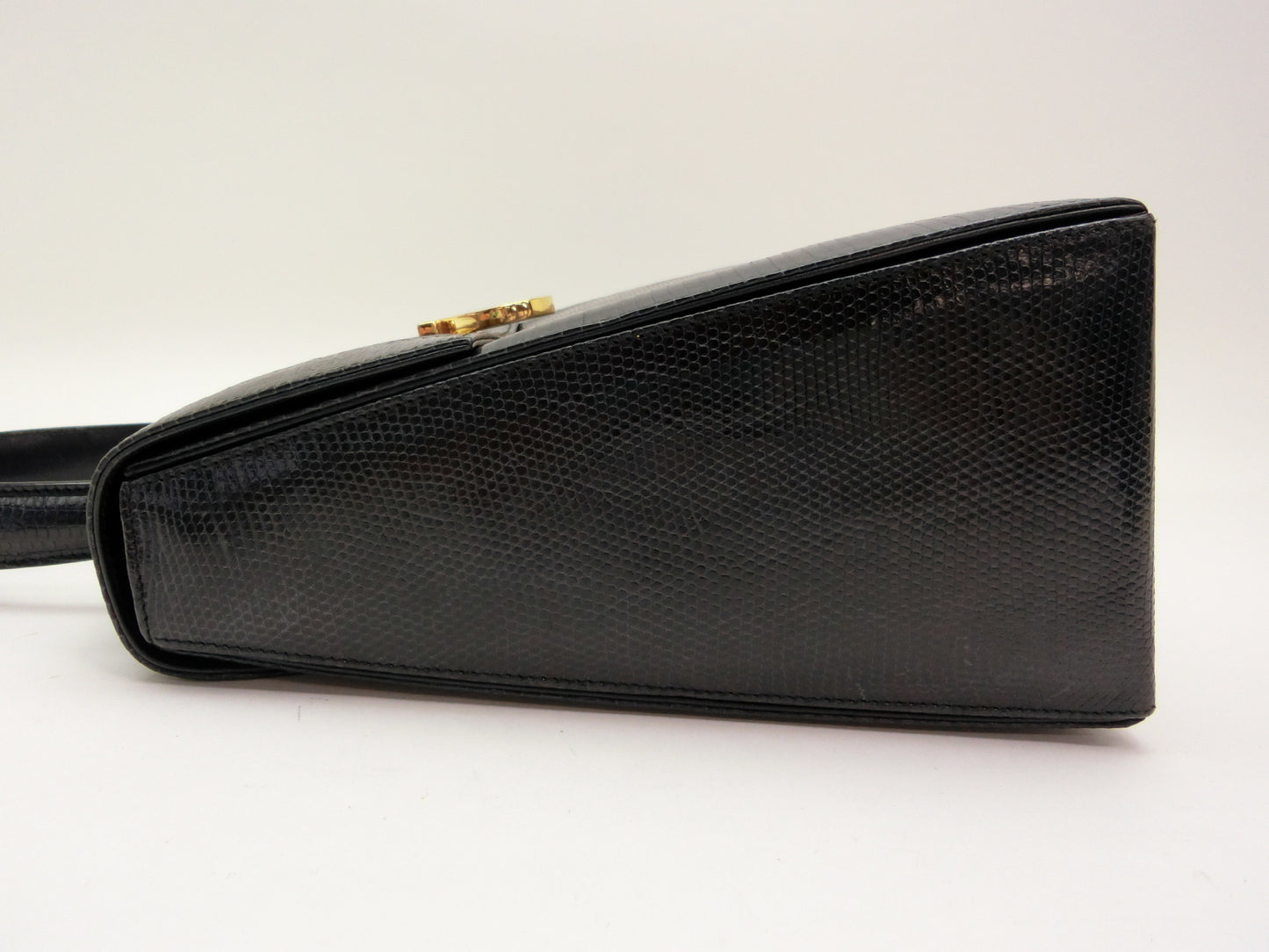Salvatore Ferragamo Gancini Lizard 2-Way Handbag