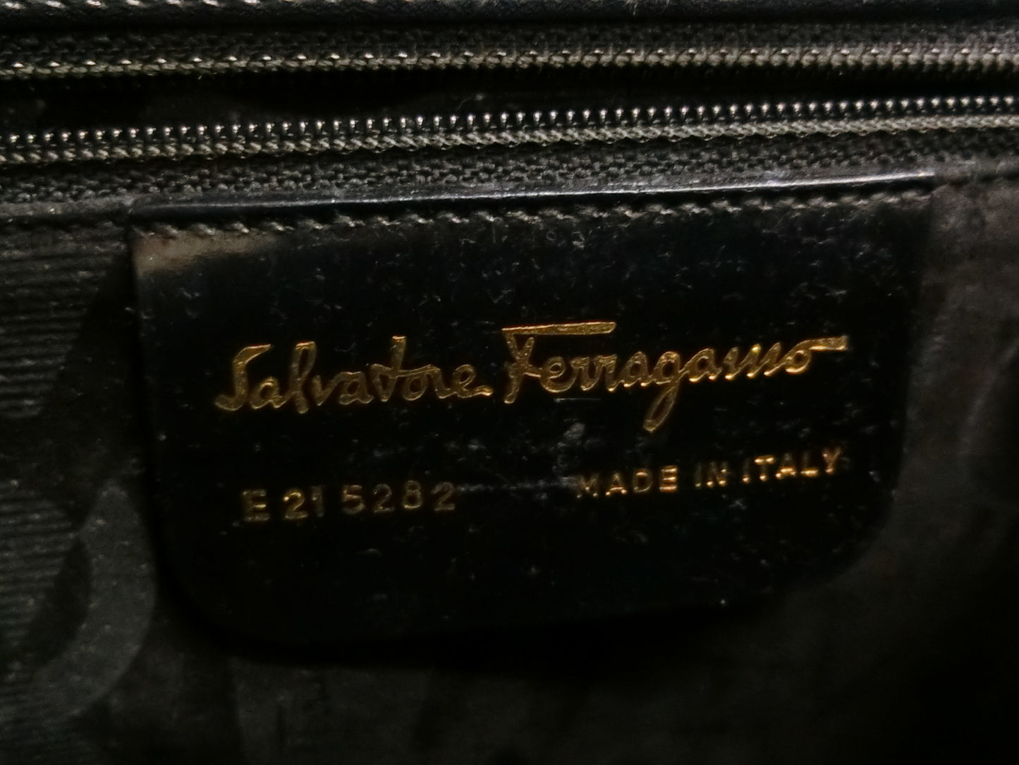 Salvatore Ferragamo Gancini Lizard 2-Way Handbag