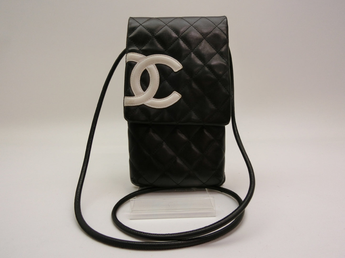 CHANEL Cambon Line Leather Shoulder Bag