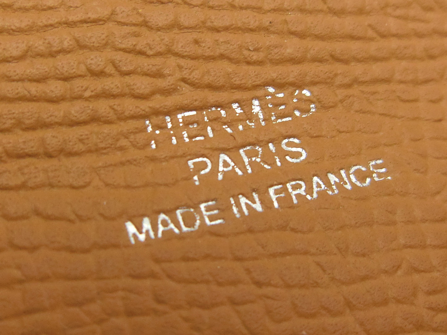 HERMES Calvi Two-tone Y Stamp Card Case, Pass Case, Business Card Case