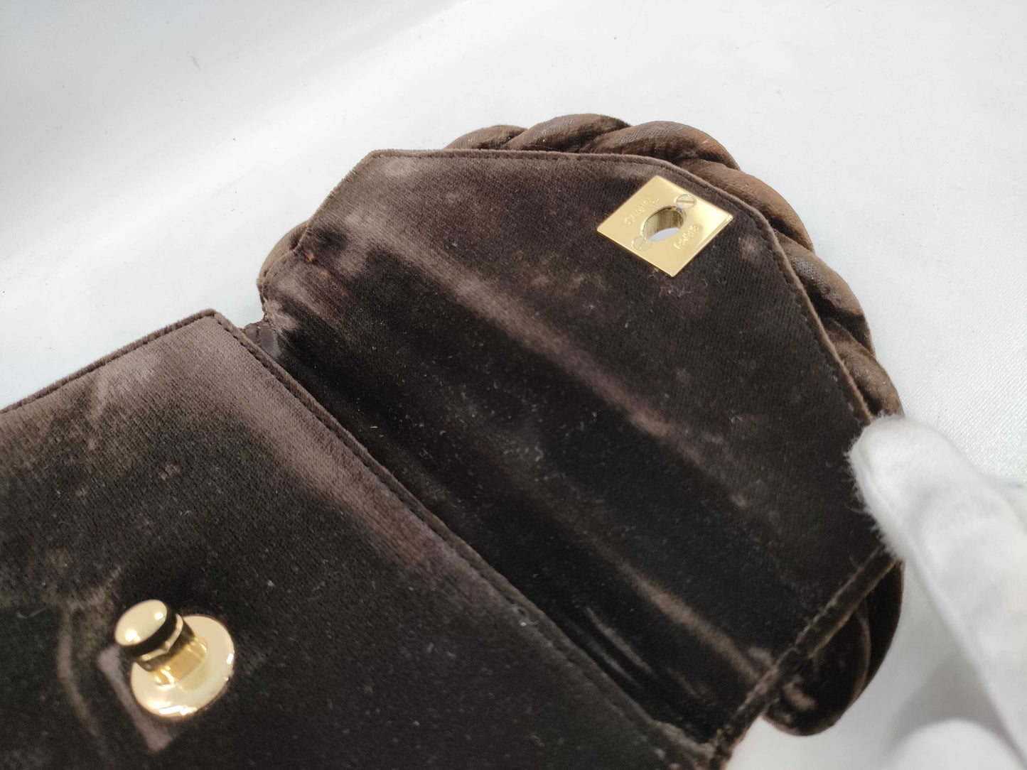 CHANEL Twist Turnlock Handbag with Seal