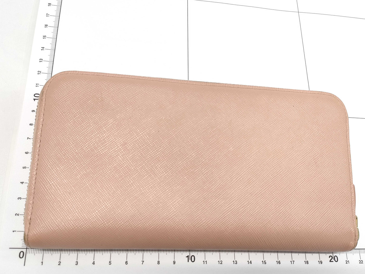 PRADA Prada Ribbon Long Wallet Saffiano Wallet