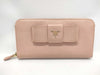 PRADA Prada Ribbon Long Wallet Saffiano Wallet