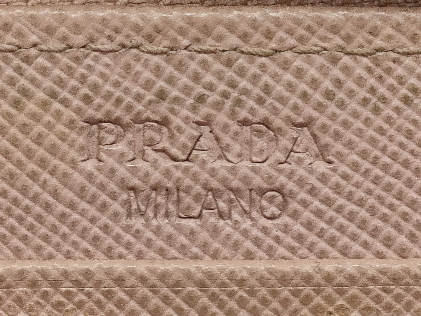 PRADA Prada Ribbon Long Wallet Saffiano Wallet