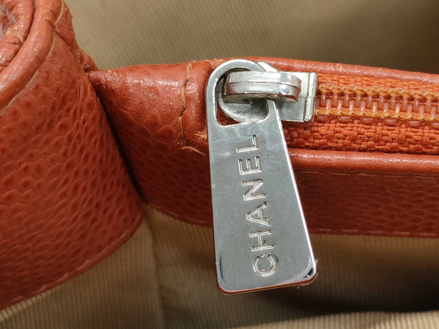 CHANEL CHANEL Matelasse Caviar Skin Tote Bag
