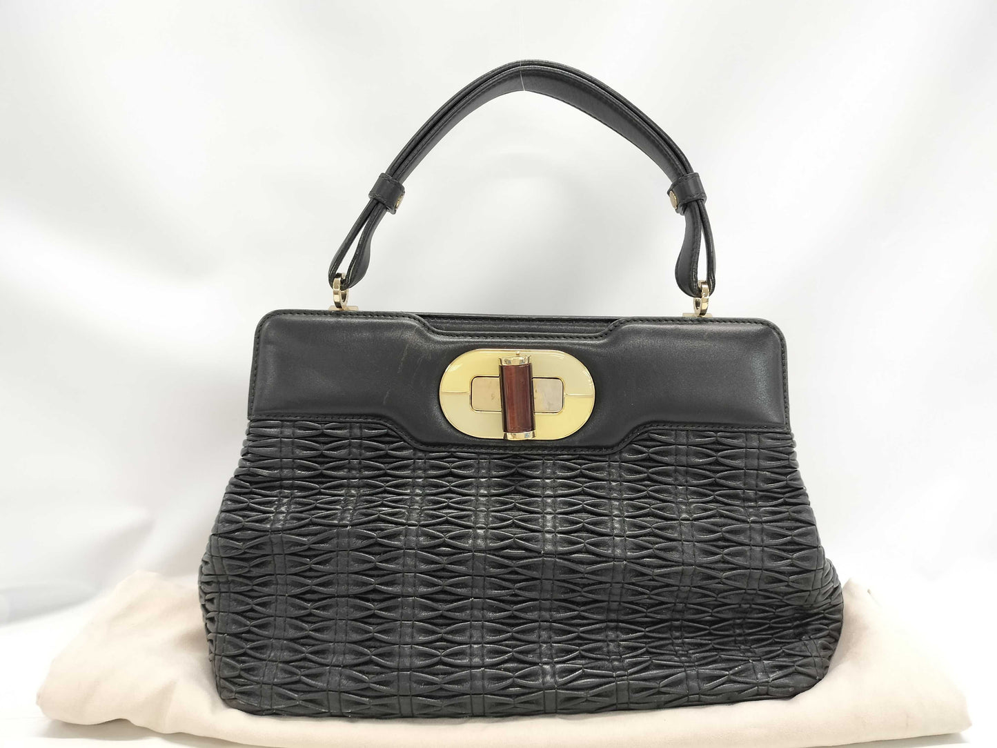 BVLGARI Isabella Leather Handbag