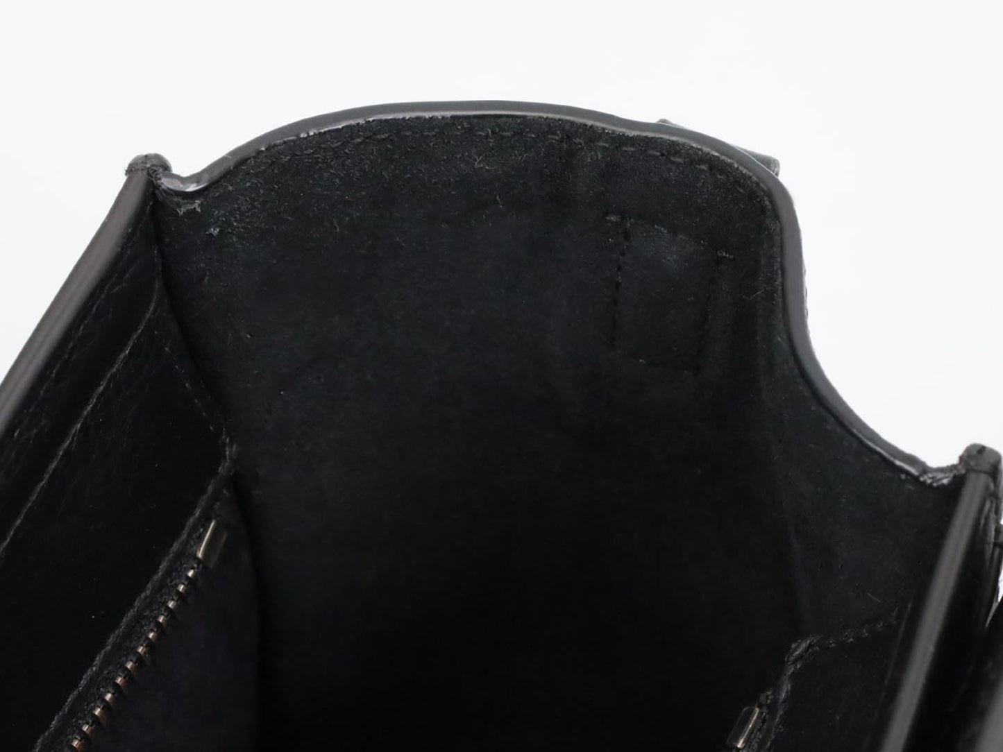 CELINE Luggage Nano Shopper Black Shoulder Bag