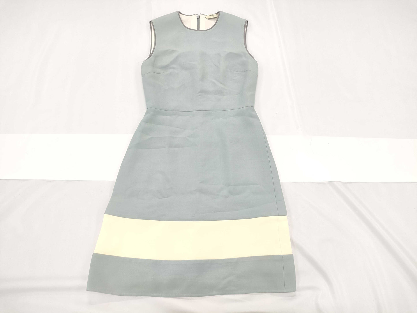 FENDI FENDI Current Tag Long Dress Two-tone Size 38 Dress