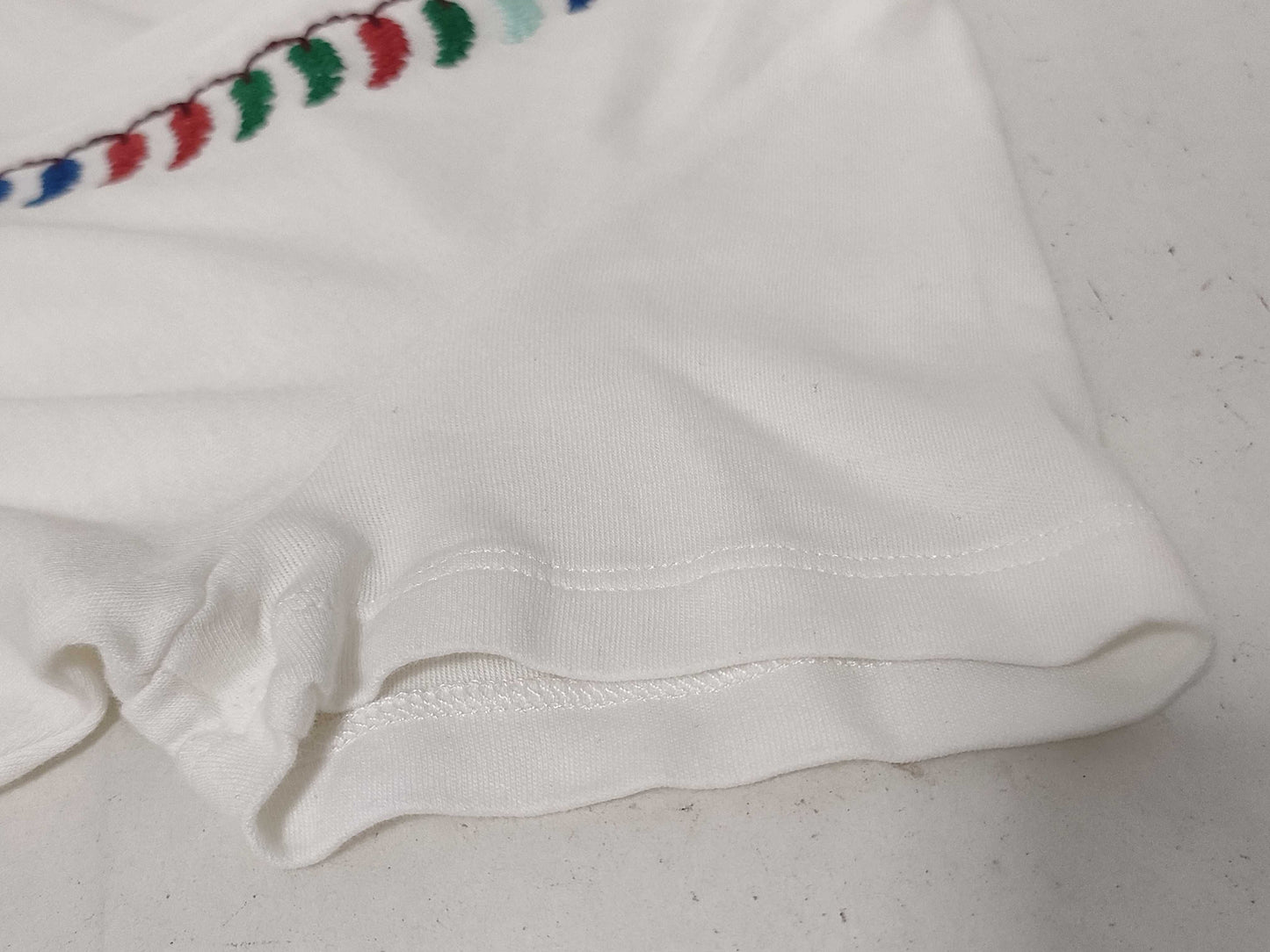 Christian Dior Galliano-era T-shirt with embroidered mirror detailing