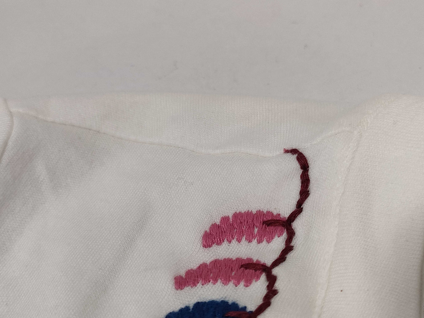 Christian Dior Galliano-era T-shirt with embroidered mirror detailing