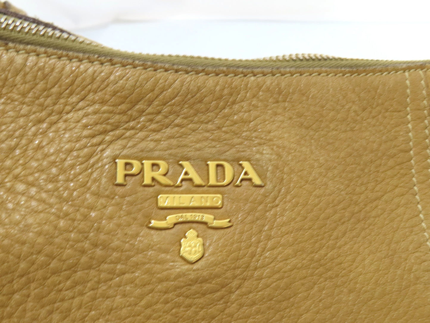 PRADA Prada Leather Brown Handbag