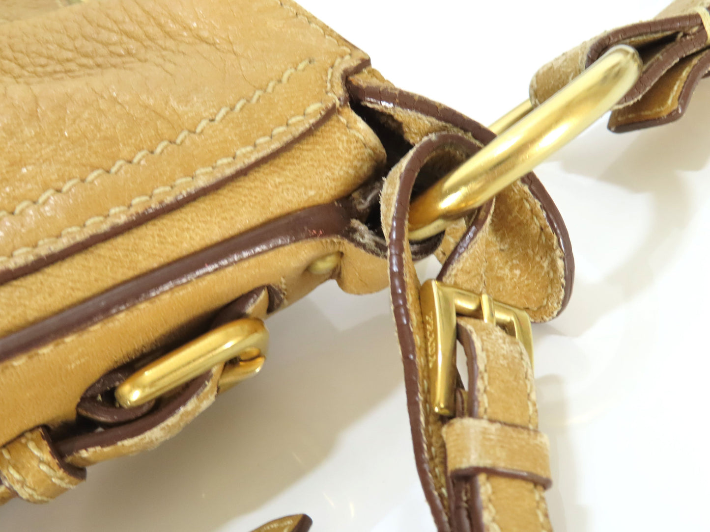 PRADA Prada Leather Brown Handbag