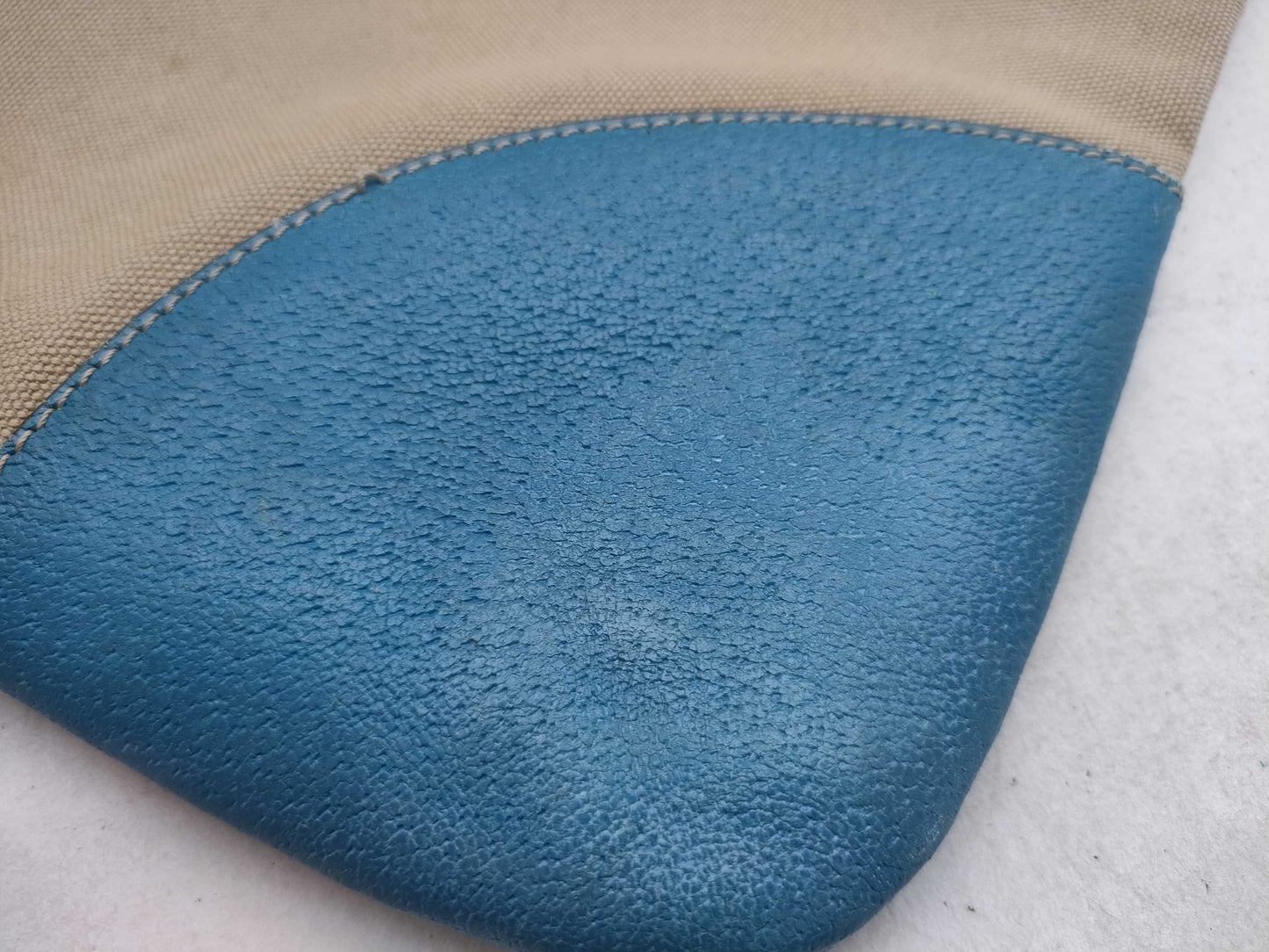 PRADA Prada Leather Canvas Tote Bag