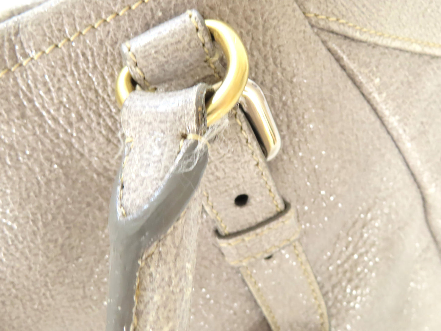 PRADA 2-Way Leather Handbag