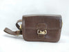 CELINE Leather Carriage Shoulder Bag