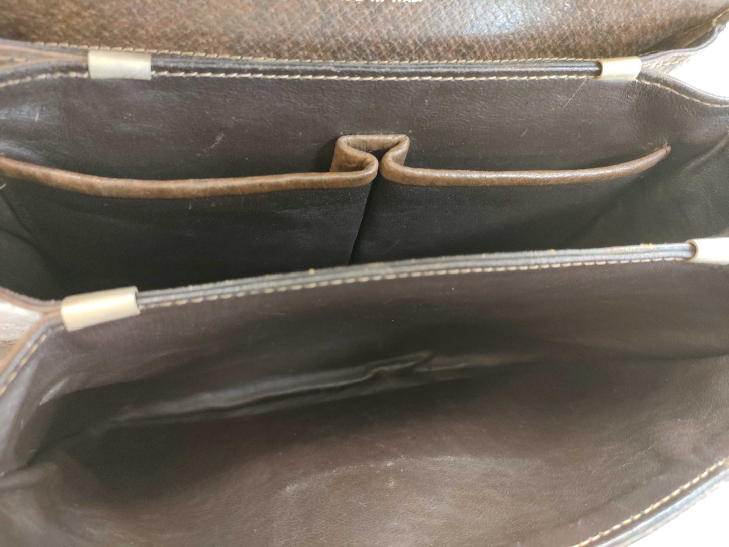 CELINE Leather Carriage Shoulder Bag