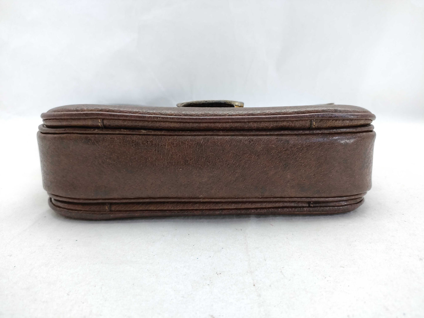 CELINE Leather Carriage Shoulder Bag
