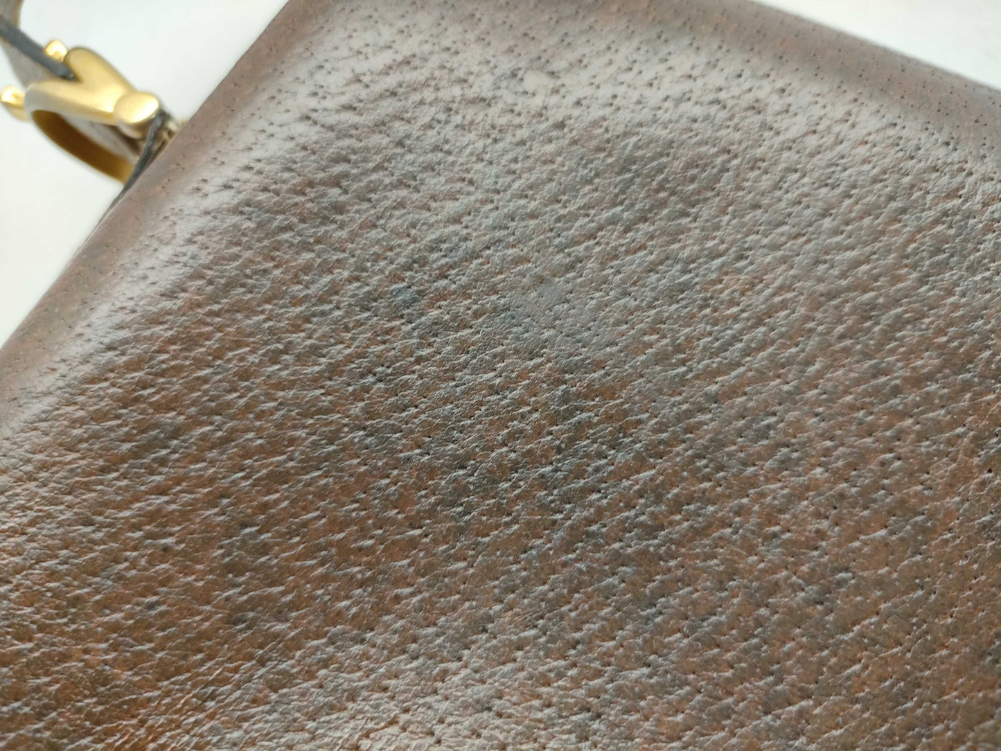 CELINE Leather Carriage Shoulder Bag