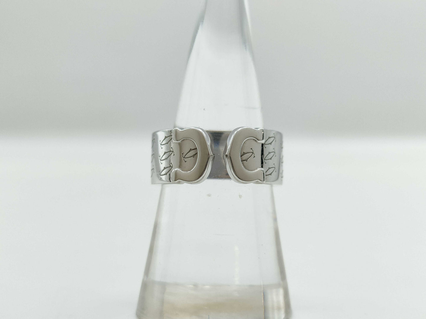 Cartier C2 Happy Birthday #52 WG 750 11.8g Ring