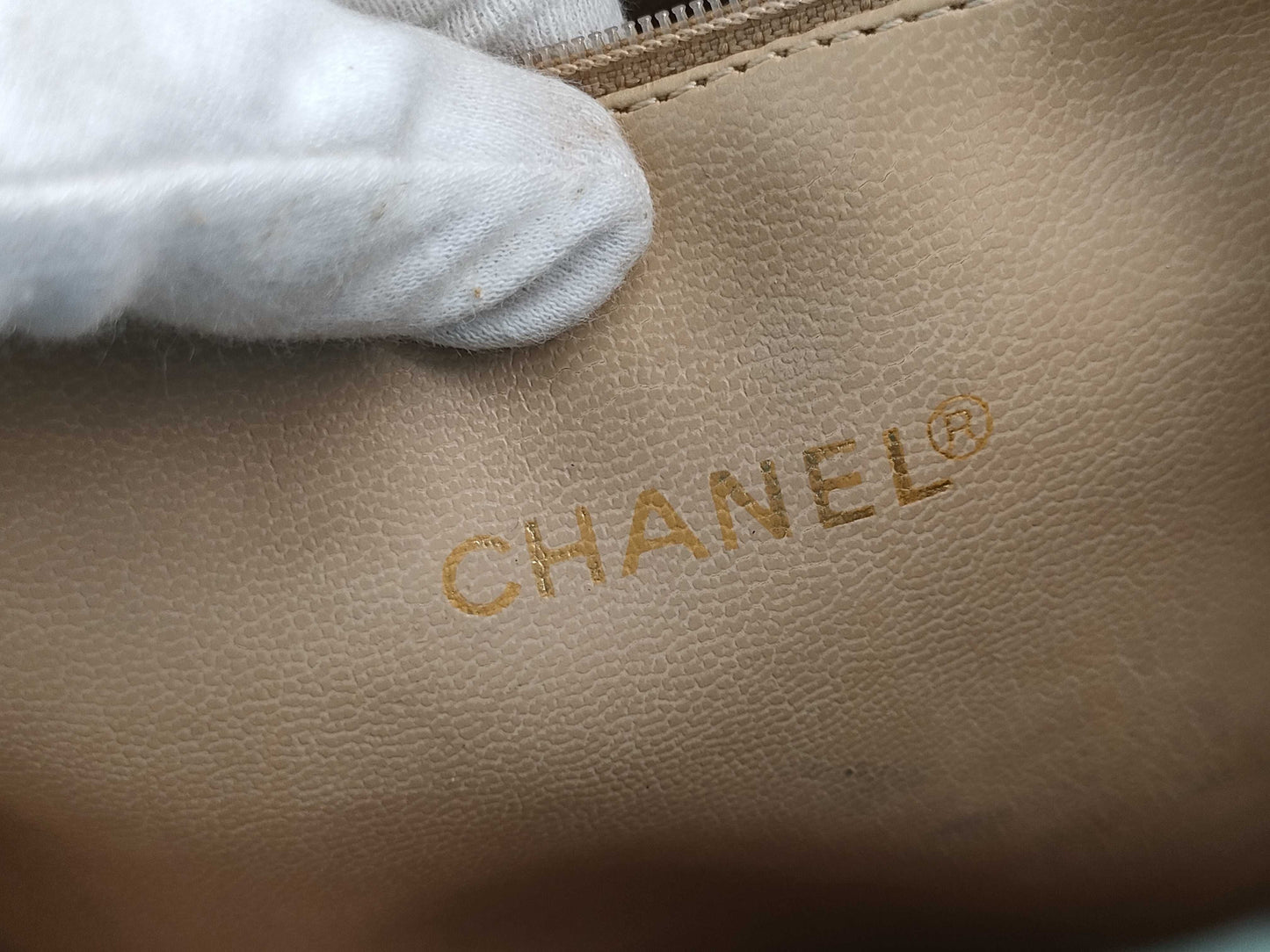 CHANEL CHANEL Leather Bag Blue Tote Bag
