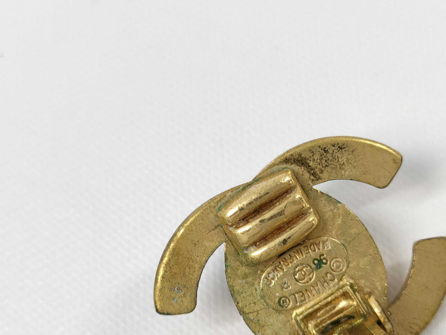 CHANEL Turn Lock Earrings