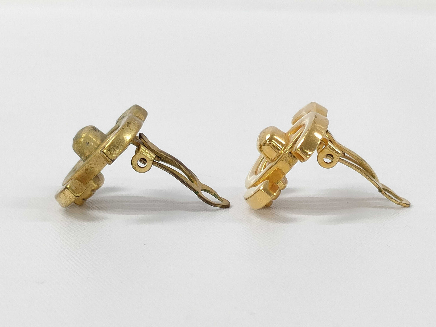 CHANEL Turn Lock Earrings