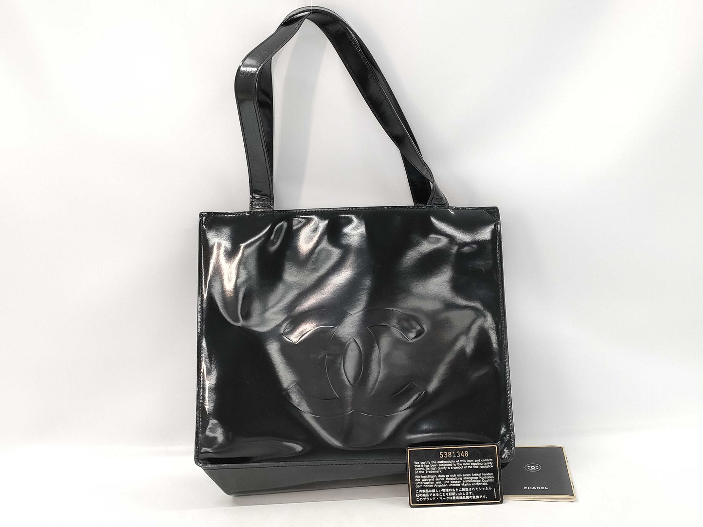 CHANEL Chanel enamel handbag 5381348 tote bag