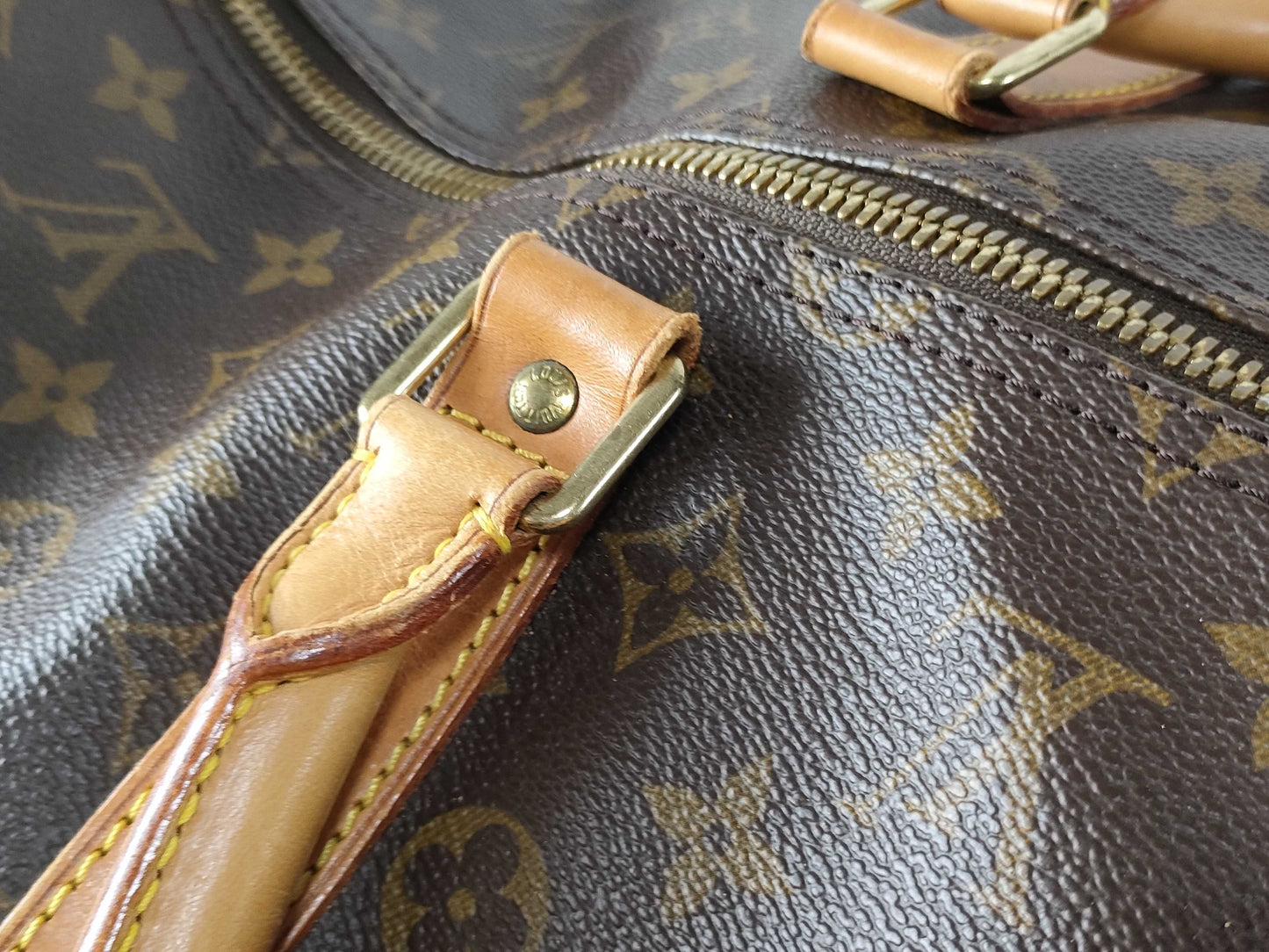 LOUIS VUITTON M 4144 Monogram LV Monogram Keepall Bandouliere 55M41414 Boston Bag