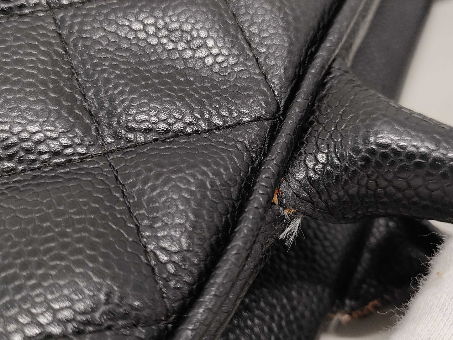 CHANEL Matelasse Boston Bag in Caviar Skin, No. 9, Handbag