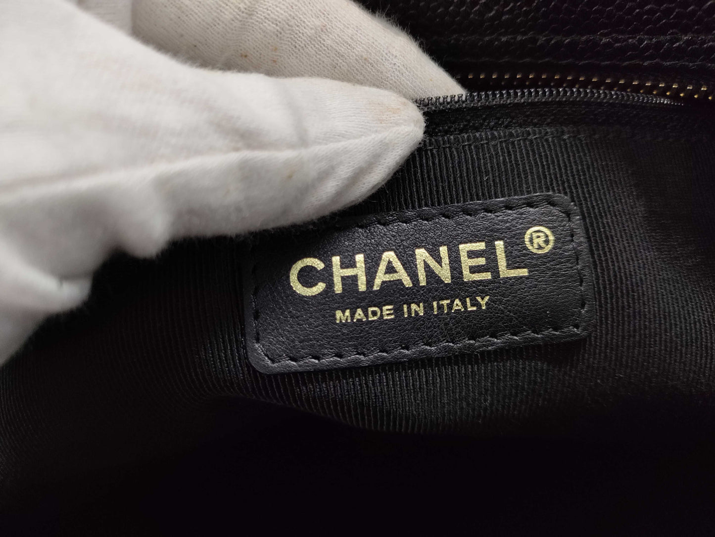 CHANEL Matelasse Boston Bag in Caviar Skin, No. 9, Handbag