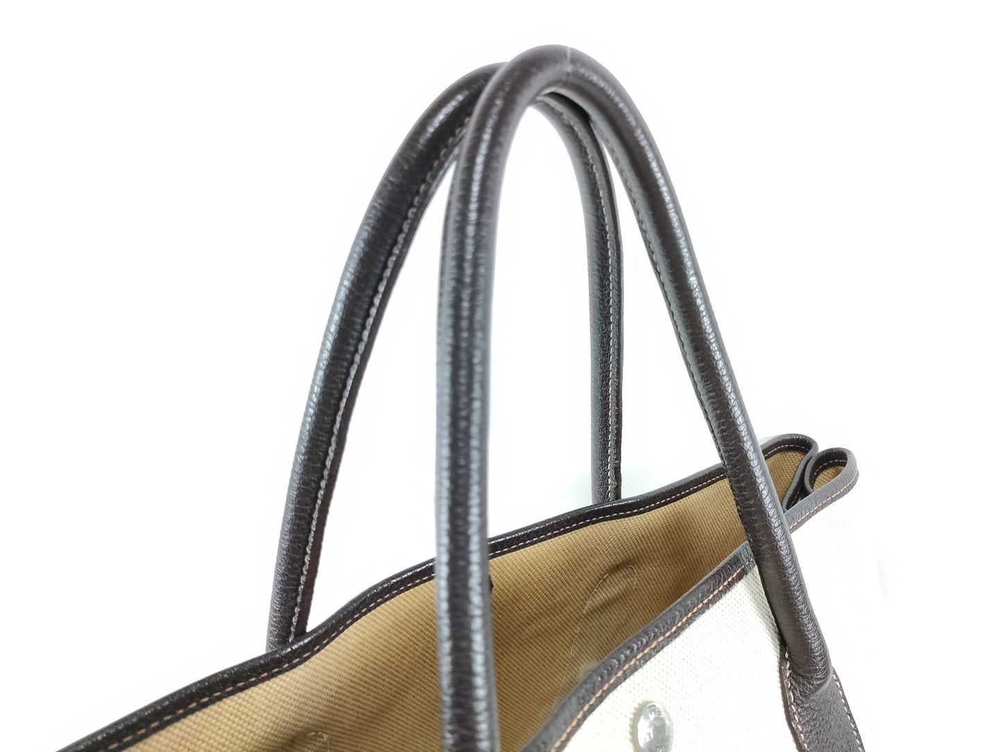 HERMES Garden Party Hermes Garden Party PM H Stamped Tote Bag