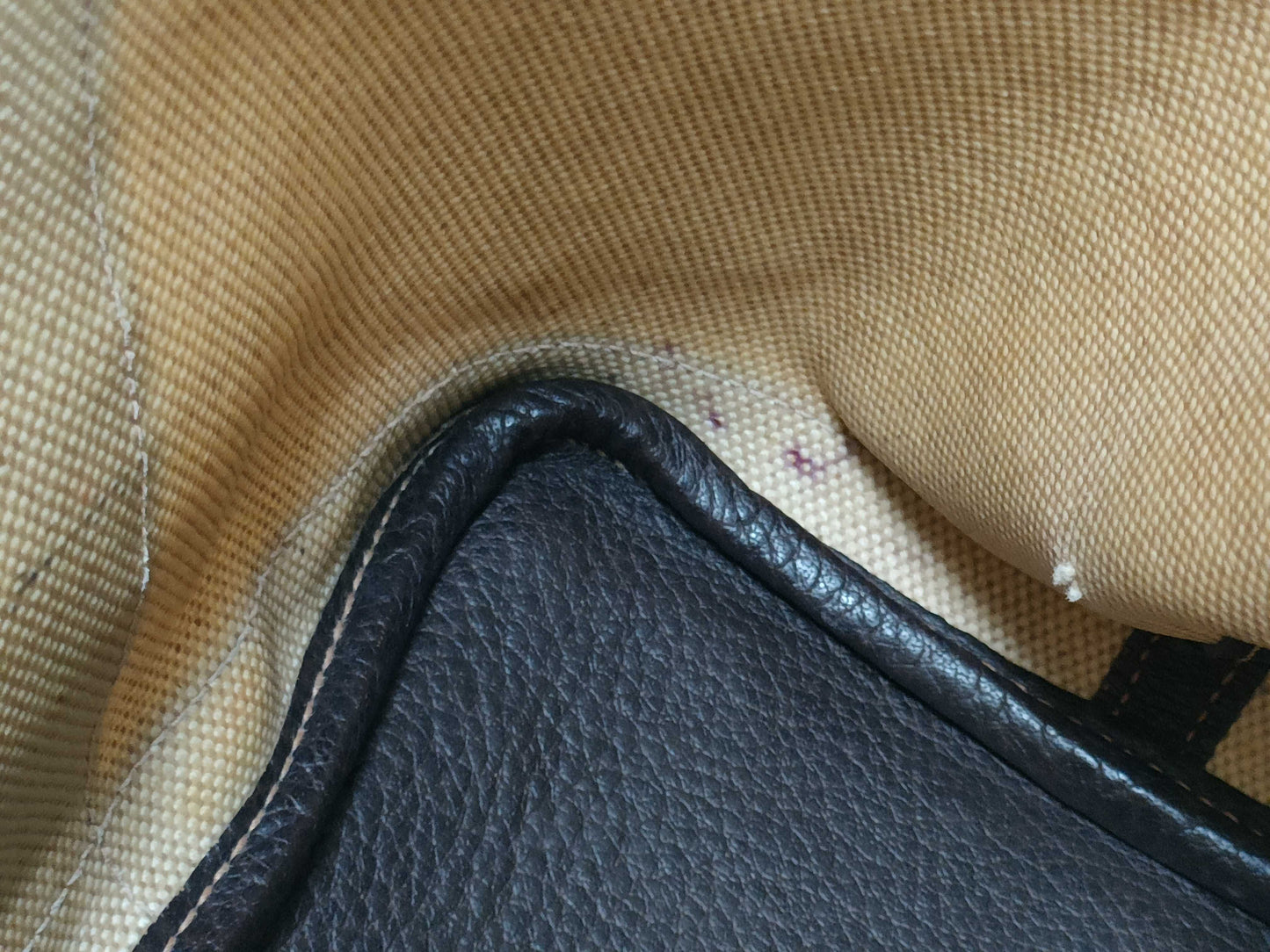 HERMES Garden Party Hermes Garden Party PM H Stamped Tote Bag