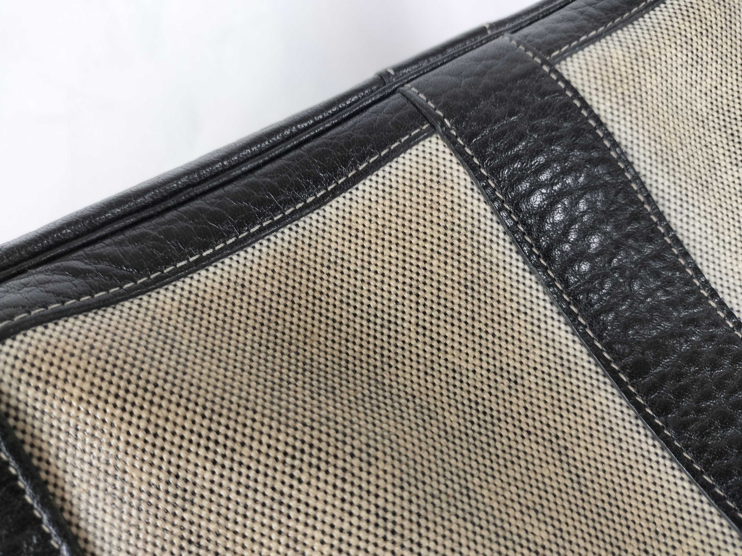 HERMES Garden Party PM Gray Handbag with P Hardware