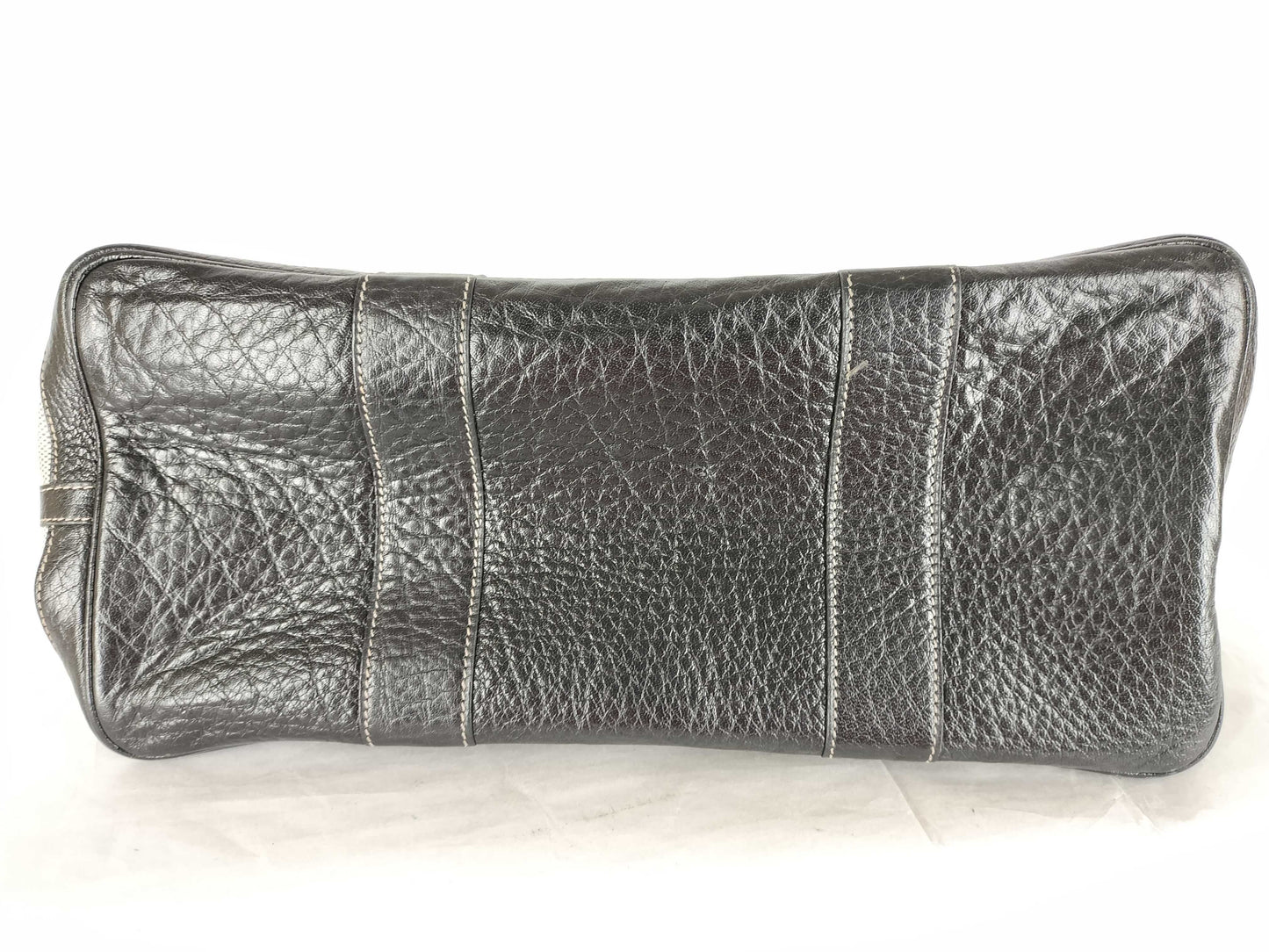 HERMES Garden Party PM Gray Handbag with P Hardware