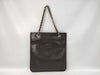 CHANEL Chanel Chain Shoulder/Brown Tote Bag