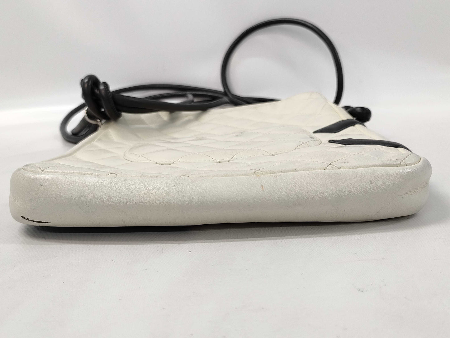 CHANEL Cambon Line Shoulder Bag/White/No. 9 Shoulder Bag