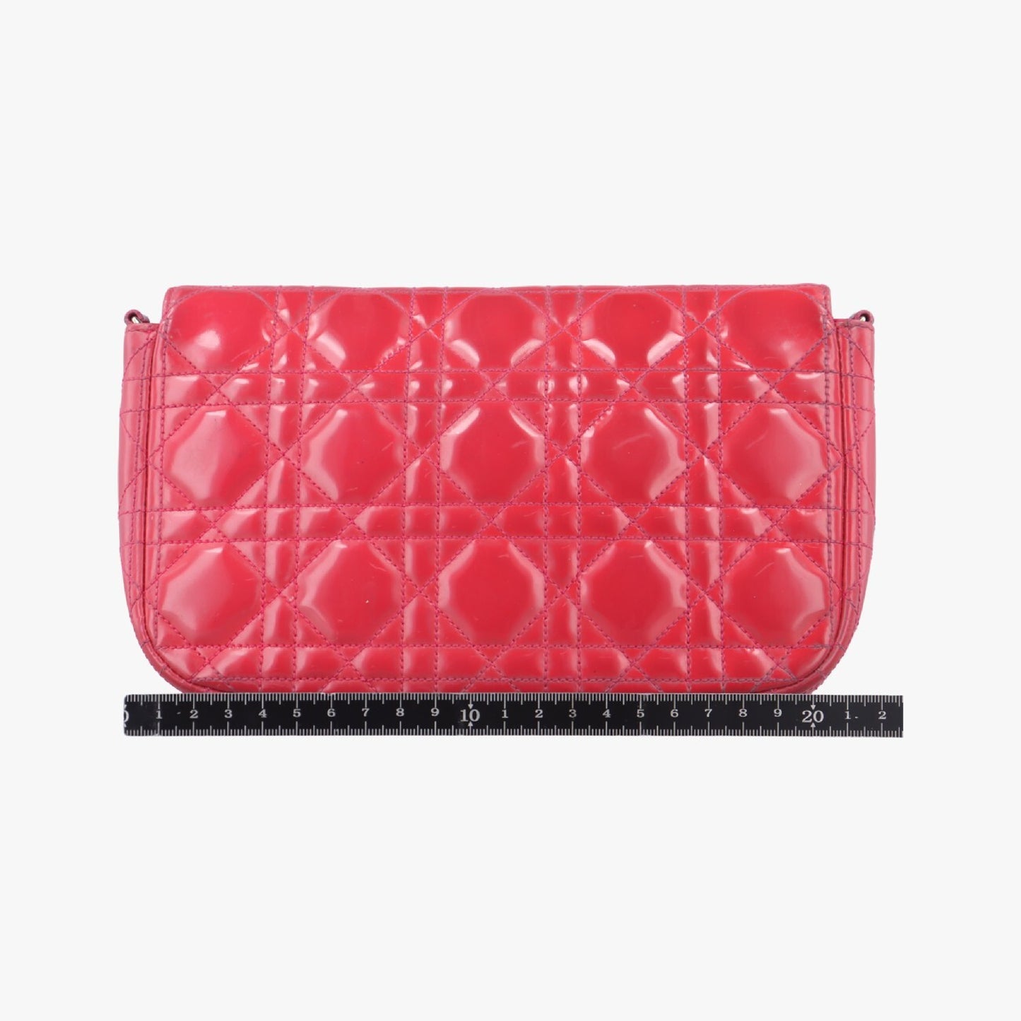 Dior Miss Dior Red Patent 12-MA-0194 Shoulder Bag