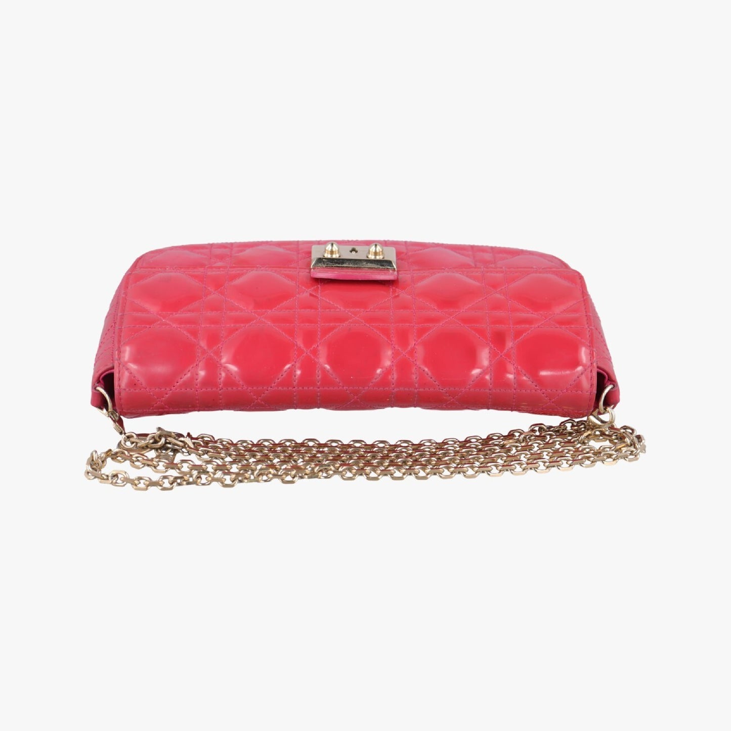 Dior Miss Dior Red Patent 12-MA-0194 Shoulder Bag