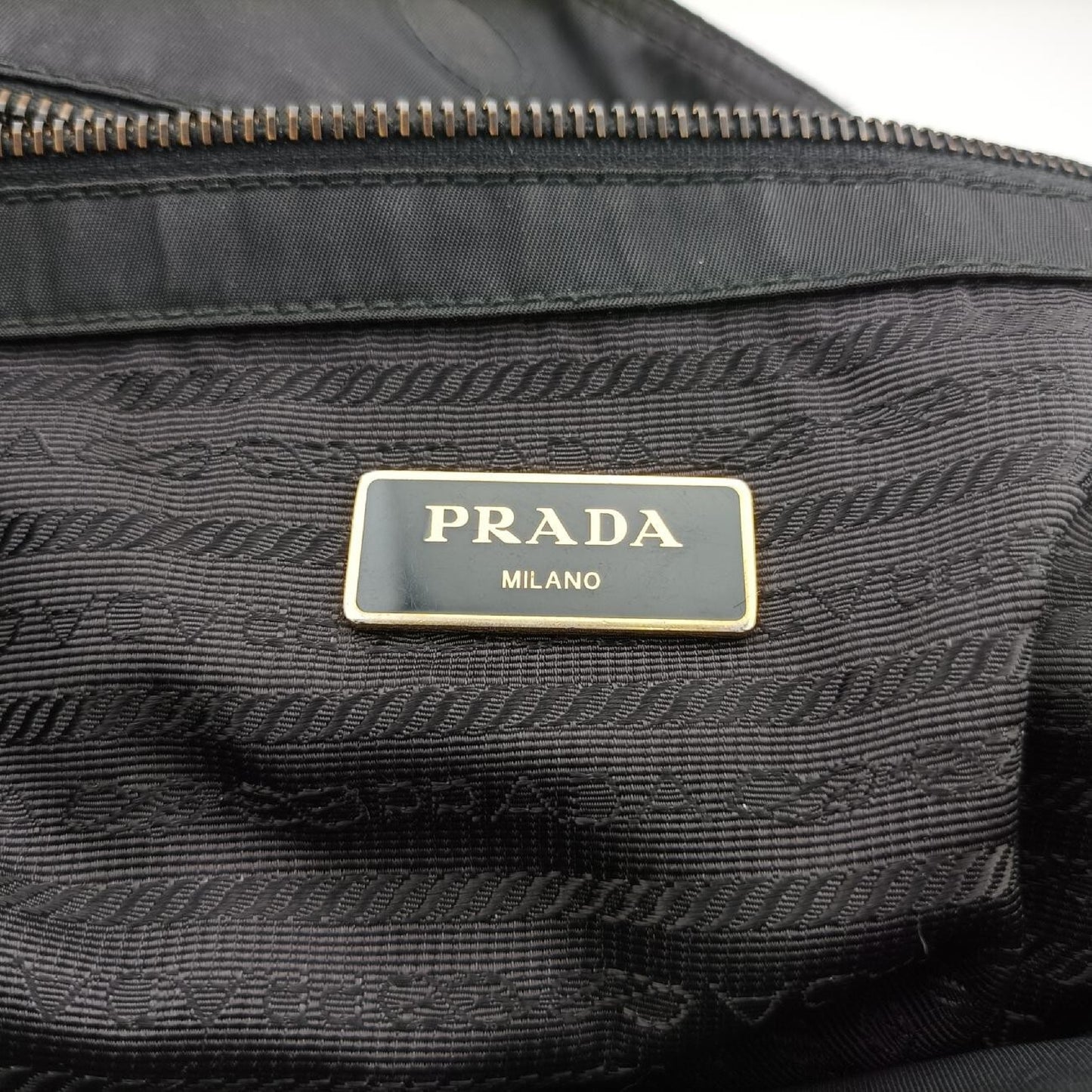 PRADA Toucan Collage Black Polyamide 110 P Shoulder Bag