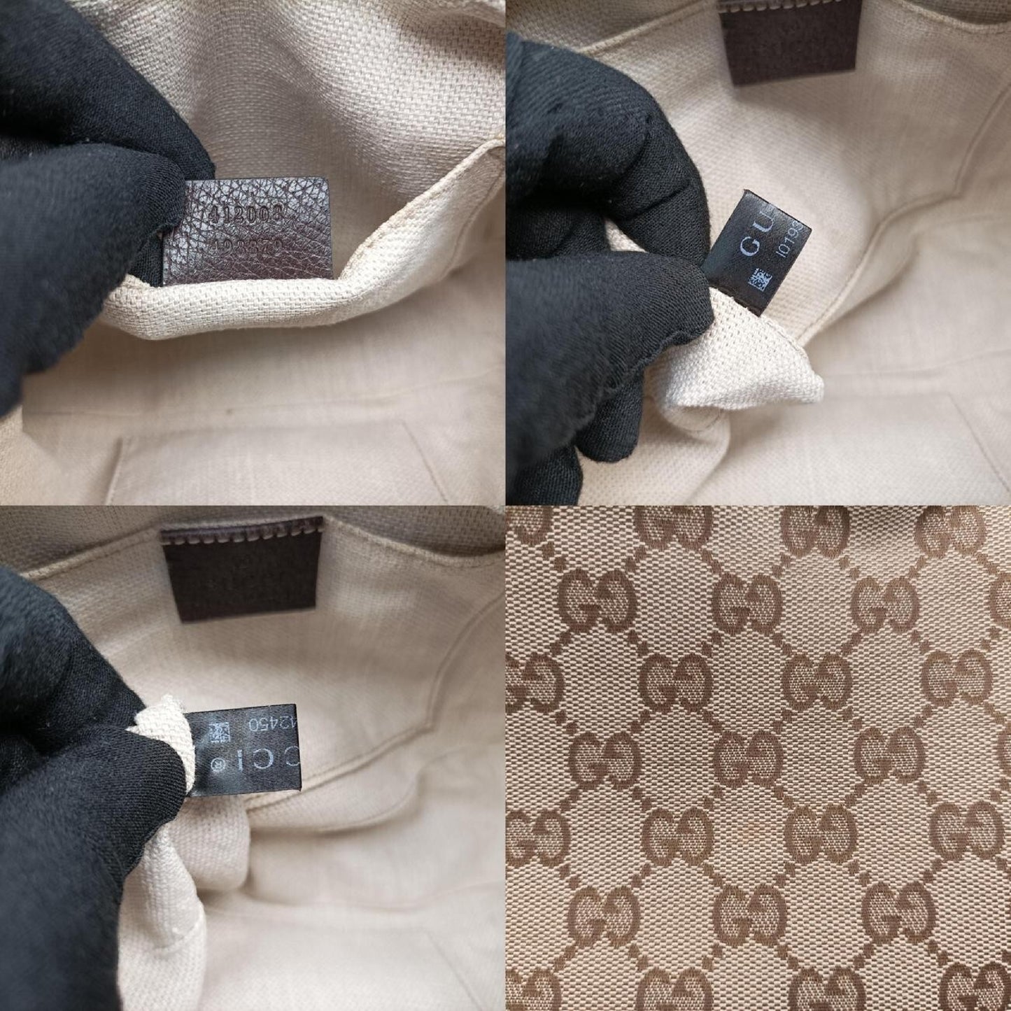 GUCCI Bee Web Multicolor Canvas and Leather Shoulder Bag 412008I019342450