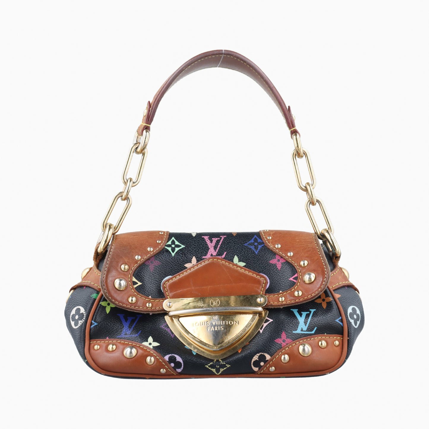LOUIS VUITTON Marilyn Noir Monogram Multicolore M40128MI5017 Shoulder Bag