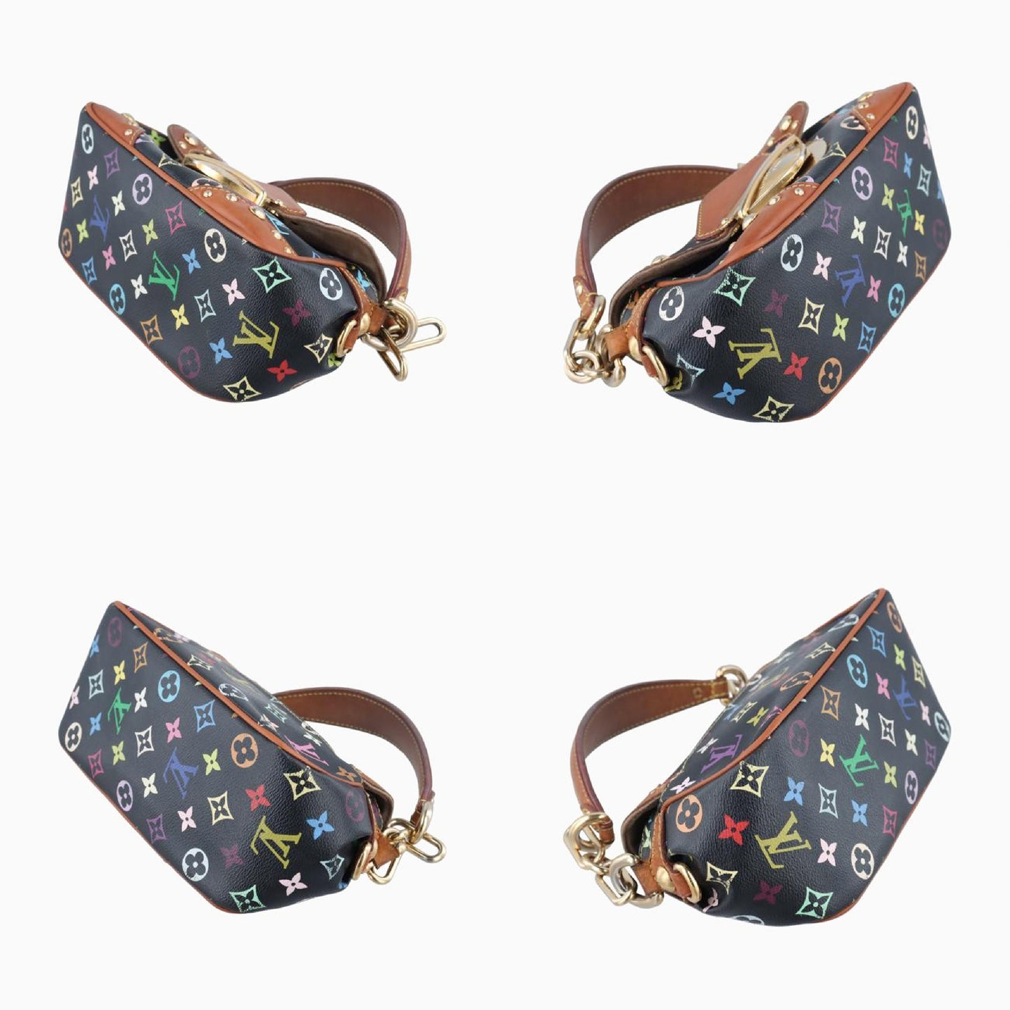 LOUIS VUITTON Marilyn Noir Monogram Multicolore M40128MI5017 Shoulder Bag